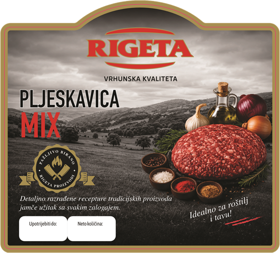 Rigeta pljeskavica mix